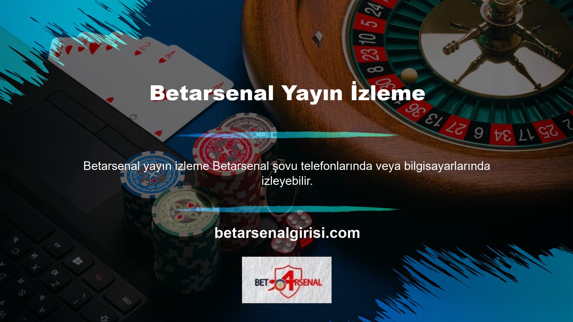 Türkiye'de canlı bir maç seçeneği olan Betarsenal bu hizmeti sunmayan diğer bahis sitelerinin önünde yer almaktadır